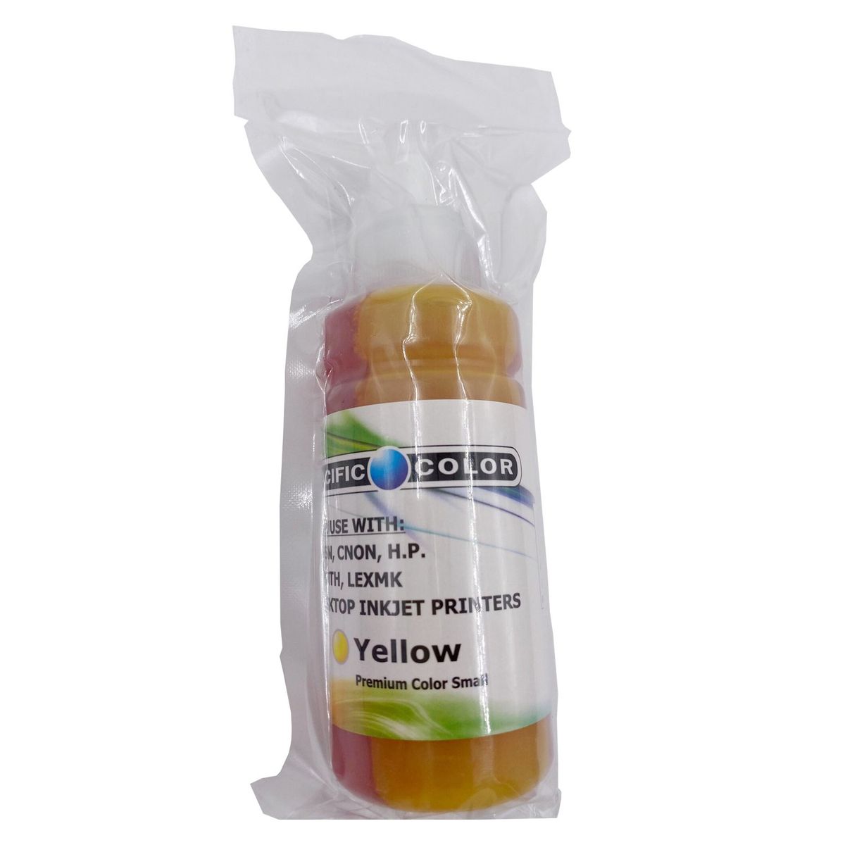 PACIFIC COLOR - Tinta Para Recarga de Impresoras 100ml Premiun Yellow