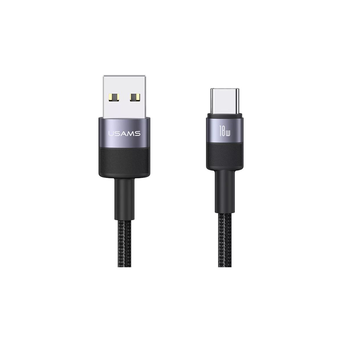 USAMS - Cable Cargador Usams SJ718 Usb A Tipo C 3a 18w Carga Rapida
