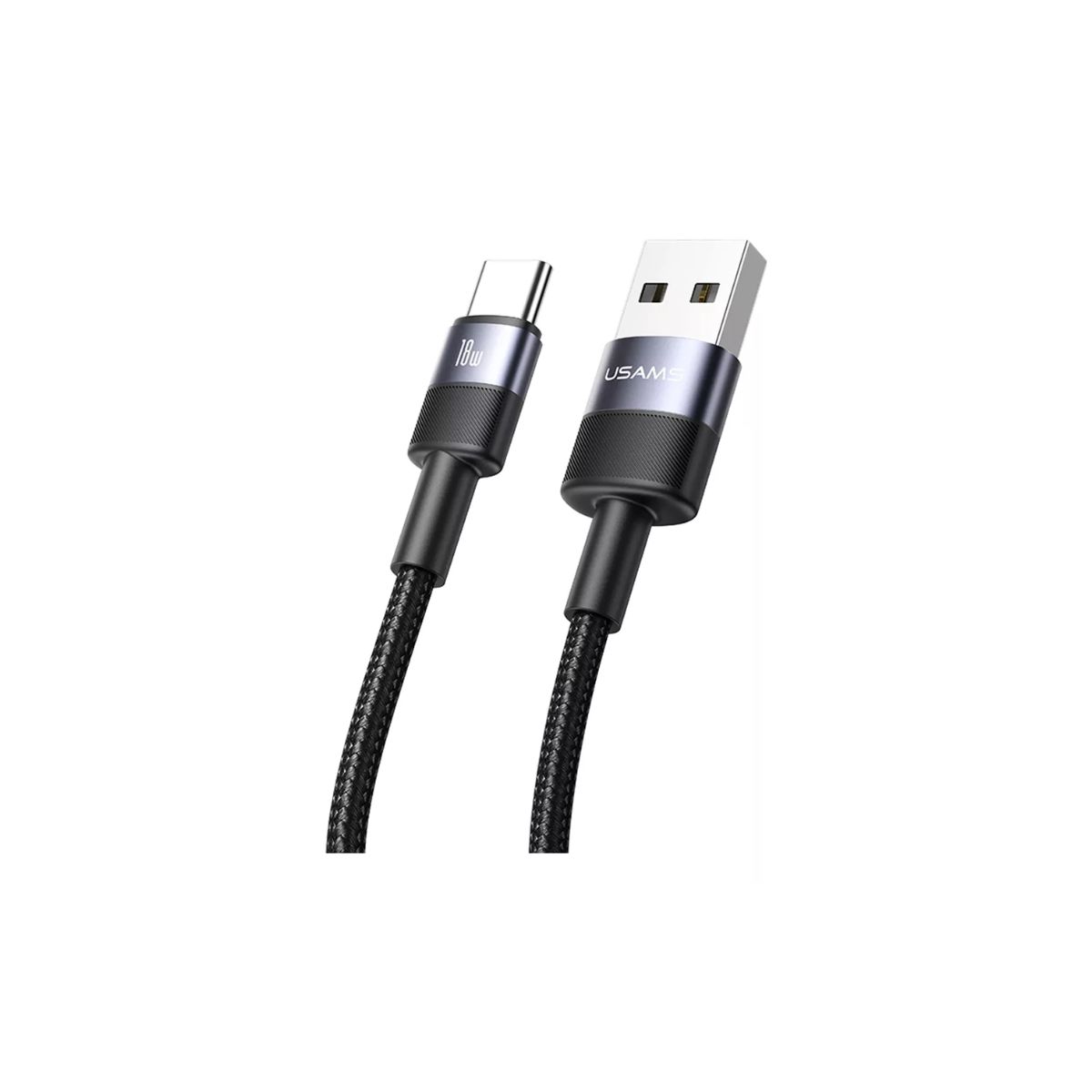 USAMS - Cable Cargador Usams SJ718 Usb A Tipo C 3a 18w Carga Rapida
