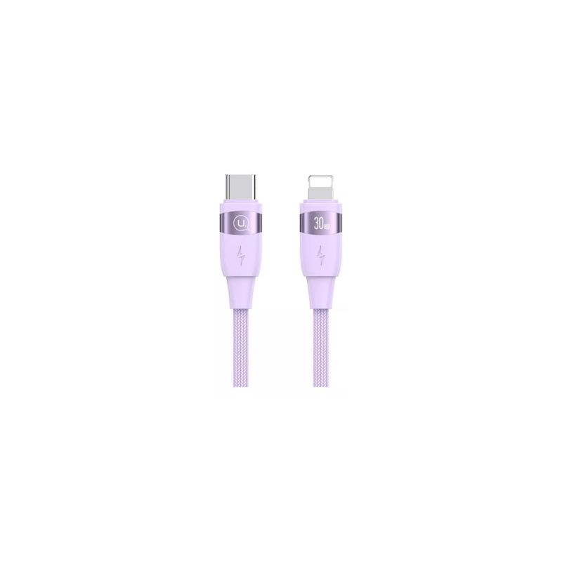 USAMS - Cable Para iPhone Tipo C Usams SJ635 30 W Carga Rapida 2m Rosa