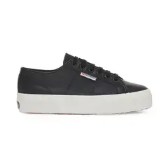 SUPERGA - Zapatilla 2740 Platform Nappa Black White