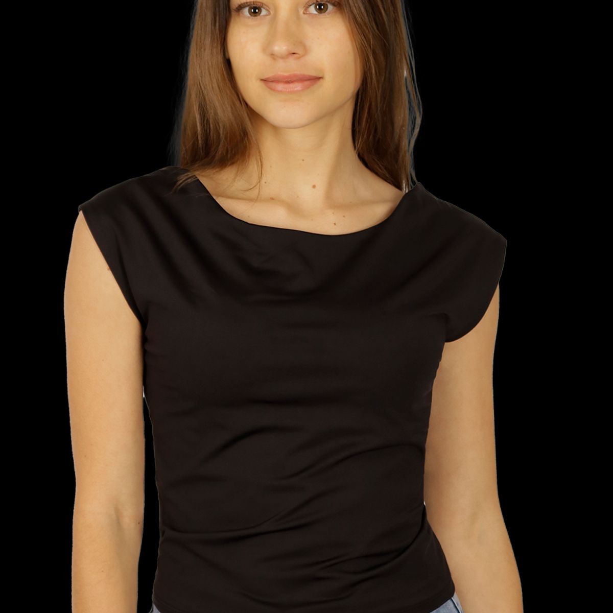 DIVINO JEANS - Polera Greta I Negro Divino Jeans