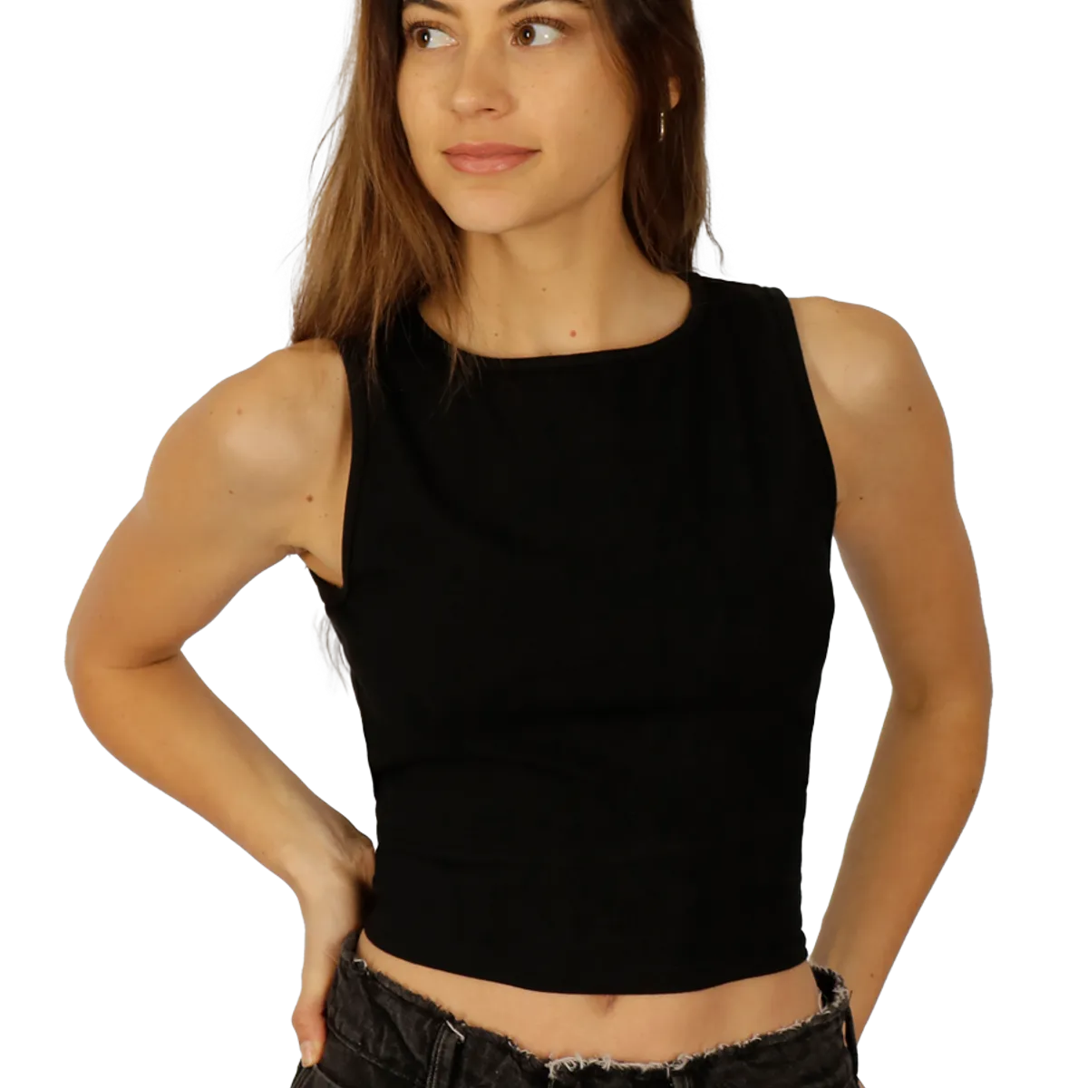 DIVINO JEANS - Polera Zoe I Negra Divino Jeans