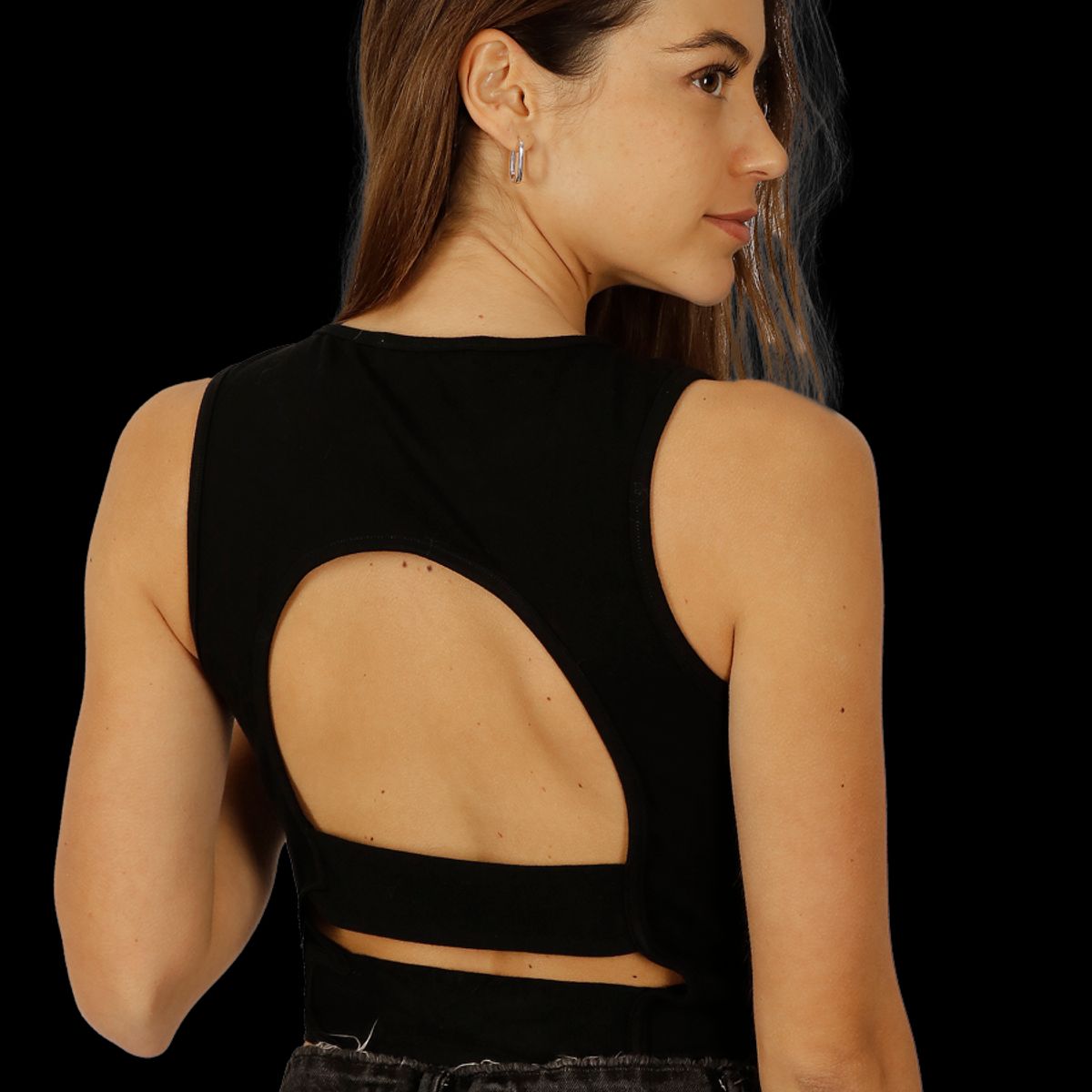 DIVINO JEANS - Polera Zoe I Negra Divino Jeans