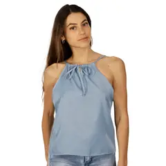 DIVINO JEANS - Polera Lara Celeste - Celeste