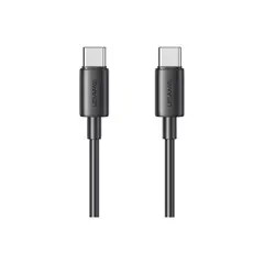 USAMS - Cable Cargador Tipo C A Usb-c SJ711 Carga Rapida 60 W Negro