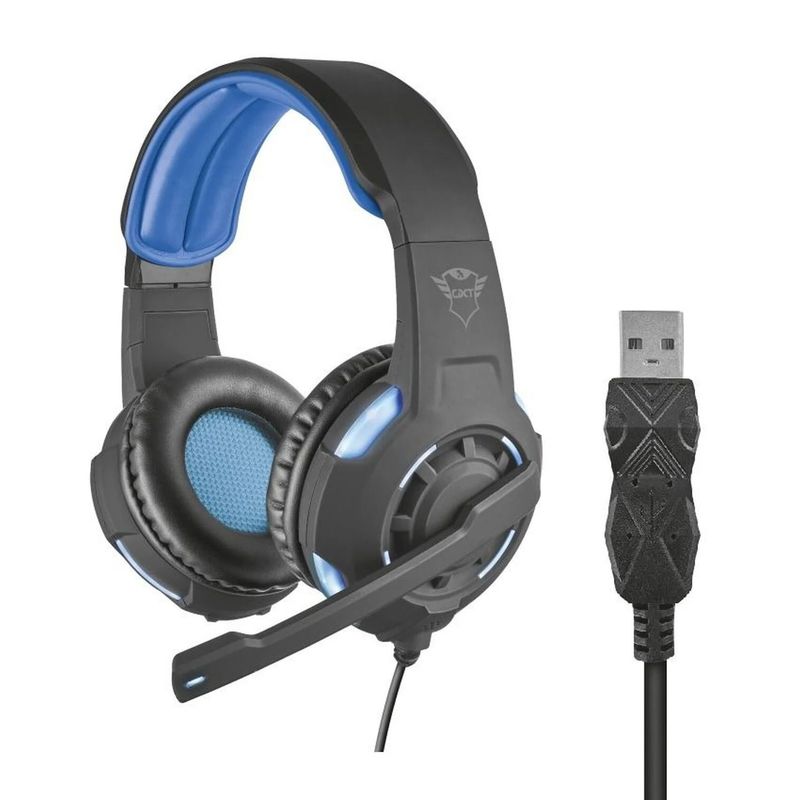 TRUST - Audífonos Gaming Radius 7.1 Surround Gxt 350 Trust Para PC