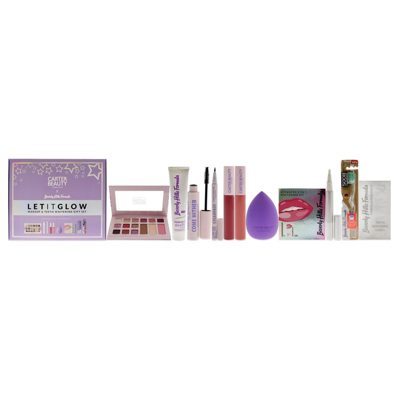 CARTER BEAUTY - Set de Maquillaje y Blanqueamiento Dental 10Pc Carter Beauty