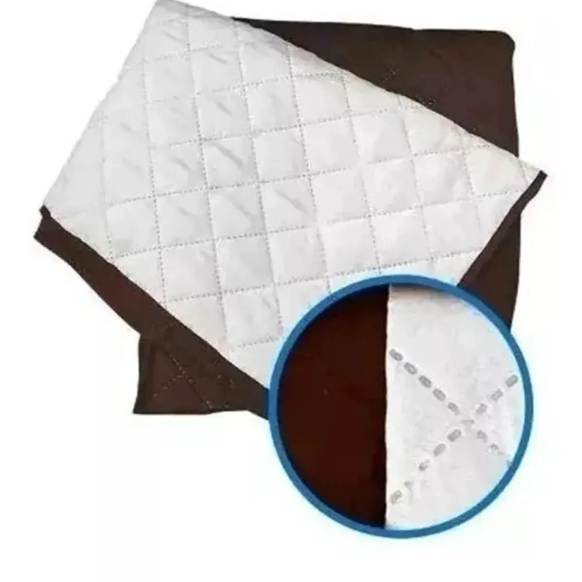 GENERICO - Cubre Sofá 3 Cuerpos Mascotas Perros Gatos Color Marrón