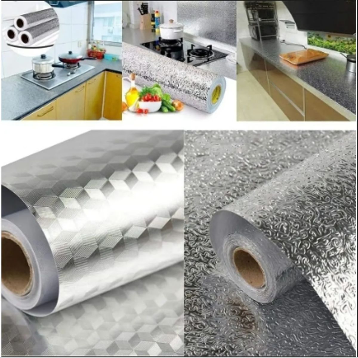 GENERICO - Papel Autoadhesivo Cocina Pared Muro Revestir 60CM