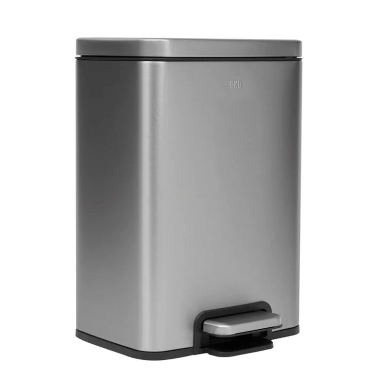 EKO - Basurero Eko Madison Rectangular Pedal SS 12L