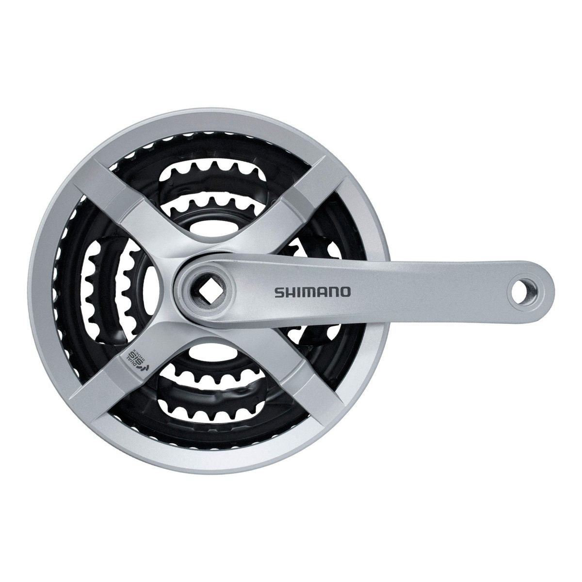 SHIMANO - Volante Shimano Fc-ty501 6/7/8v, 170mm, 42x34x24t Gris