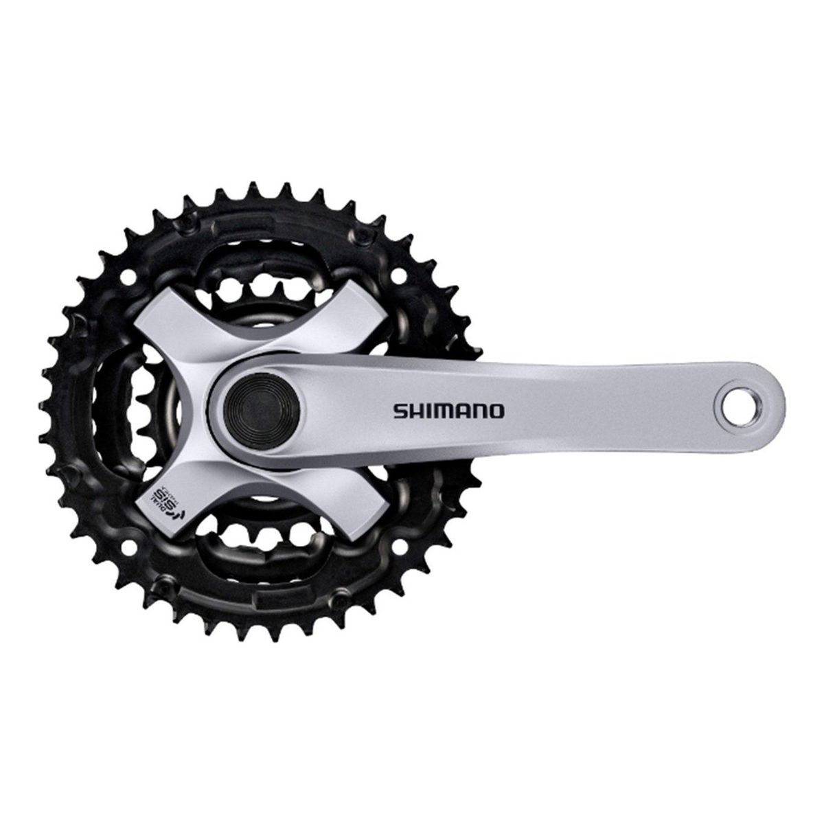 SHIMANO - Volante Shimano Fc-ty501 6/7/8v, 170mm, 42x34x24t Gris