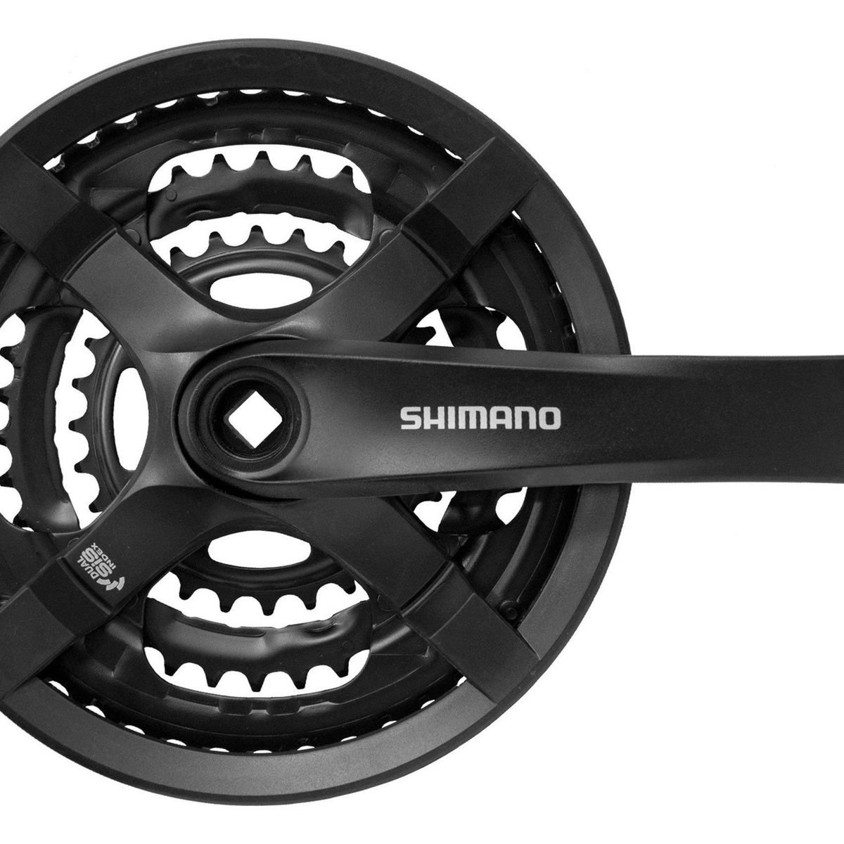 SHIMANO - Volante Shimano Fc-ty501 6/7/8v, 170mm, 48x38x28t Negro