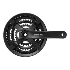 SHIMANO - Volante Fc-ty501 6/7/8v, 170mm, 48x38x28t Negro