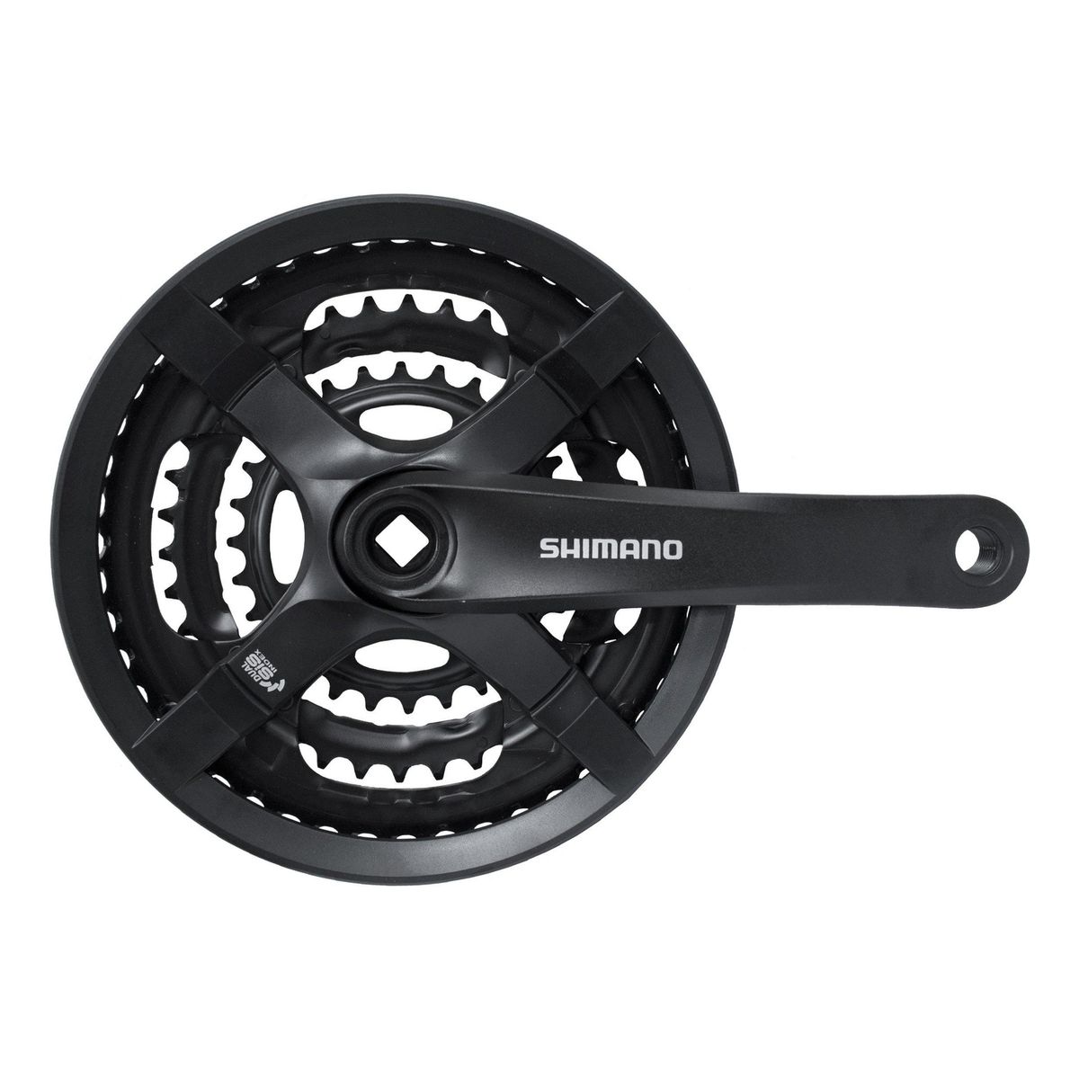 SHIMANO - Volante Shimano Fc-ty501 6/7/8v, 170mm, 48x38x28t Negro (en