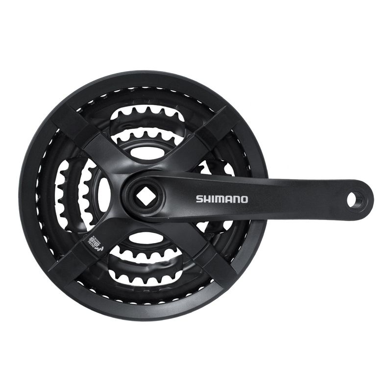SHIMANO - Volante Shimano Fc-ty501 6/7/8v, 170mm, 48x38x28t Negro (en