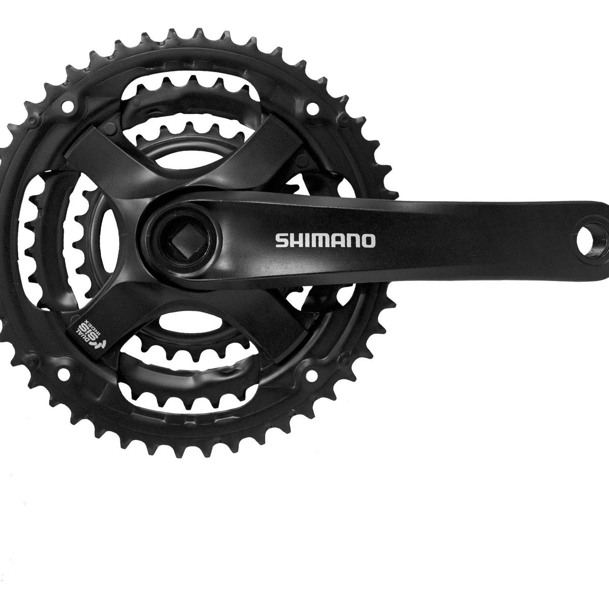 SHIMANO - Volante Shimano Fc-ty501 6/7/8v, 170mm, 48x38x28t Negro (en