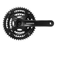 SHIMANO - Volante Fc-ty501 6/7/8v, 170mm, 48x38x28t Negro (en