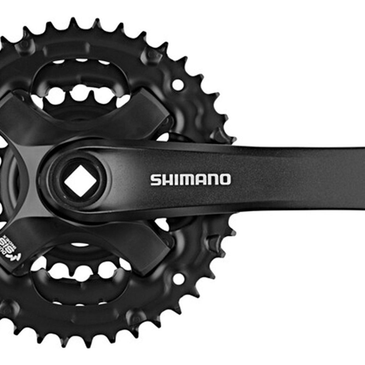 SHIMANO - Volante Shimano Tourney Fc-ty501 2 X 6 O 7 O 8v (48x38x28d)