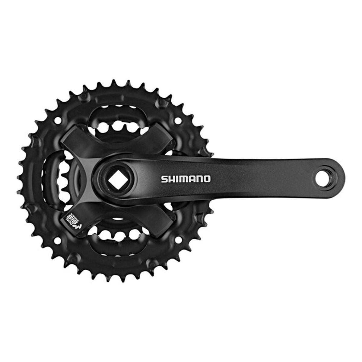 SHIMANO - Volante Shimano Tourney Fc-ty501 2 X 6 O 7 O 8v (48x38x28d)