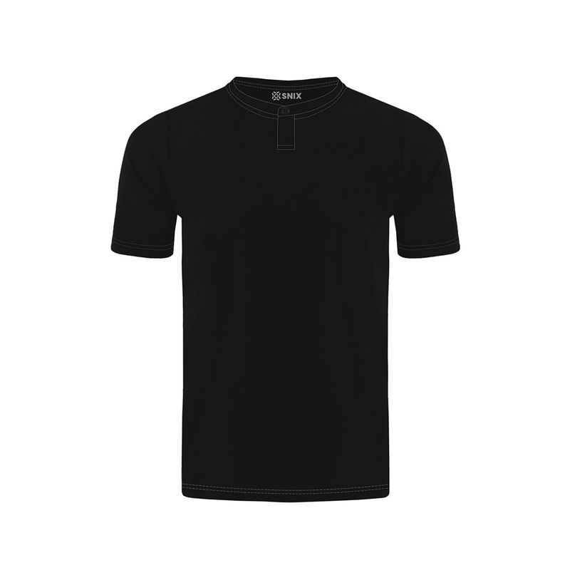 SNIX - POLERA SECADO RAPIDO CUELLO V CON OJAL Y BOTON