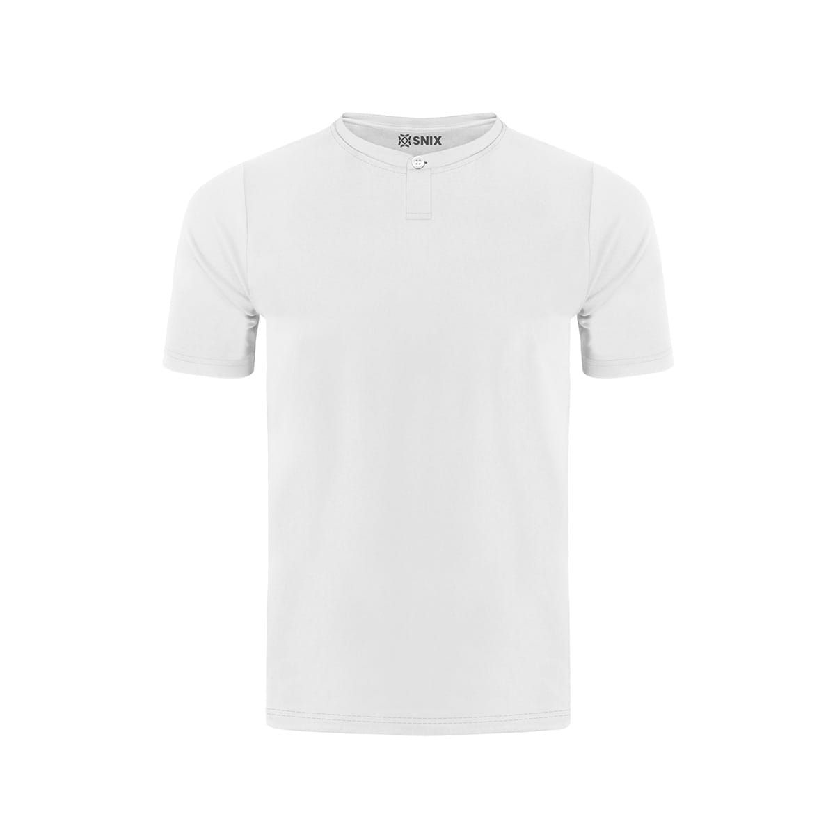 SNIX - POLERA SECADO RAPIDO CUELLO V CON OJAL Y BOTON