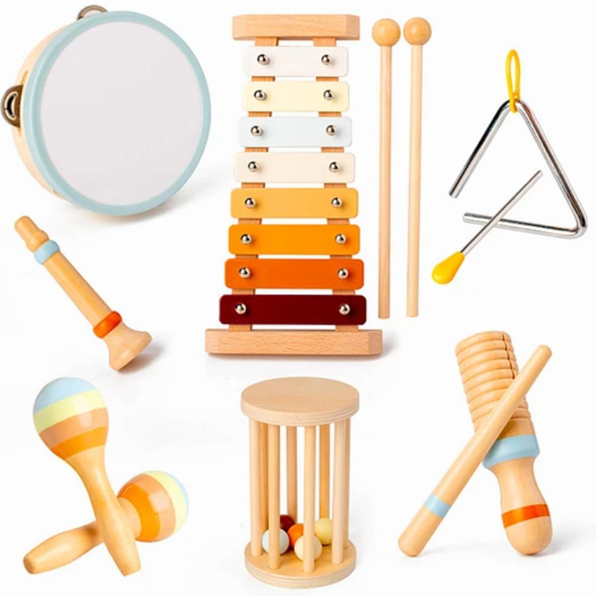 KIDSCOOL - Instrumentos Musicales Didáctico 7 Piezas
