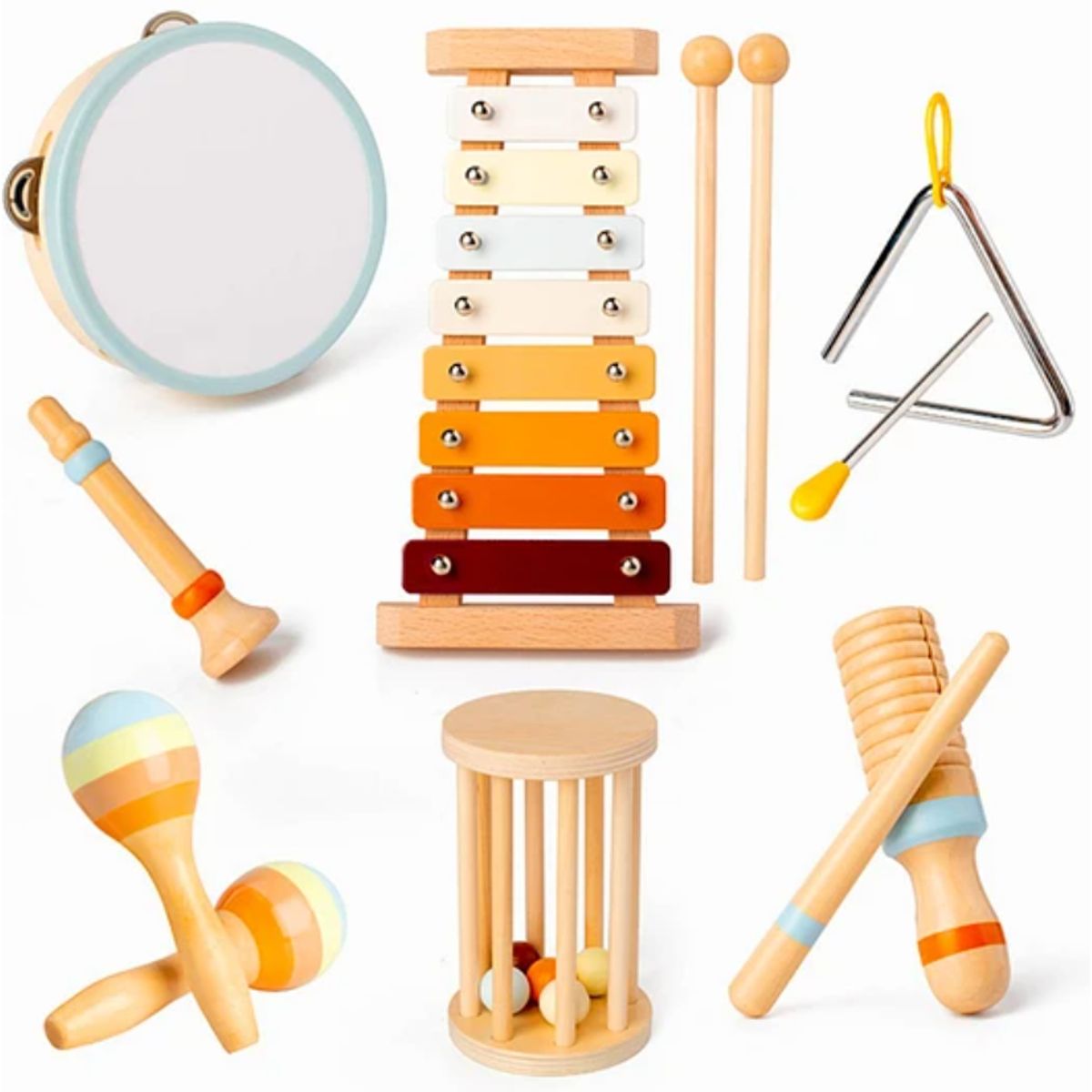 KIDSCOOL - Instrumentos Musicales Didáctico 7 Piezas