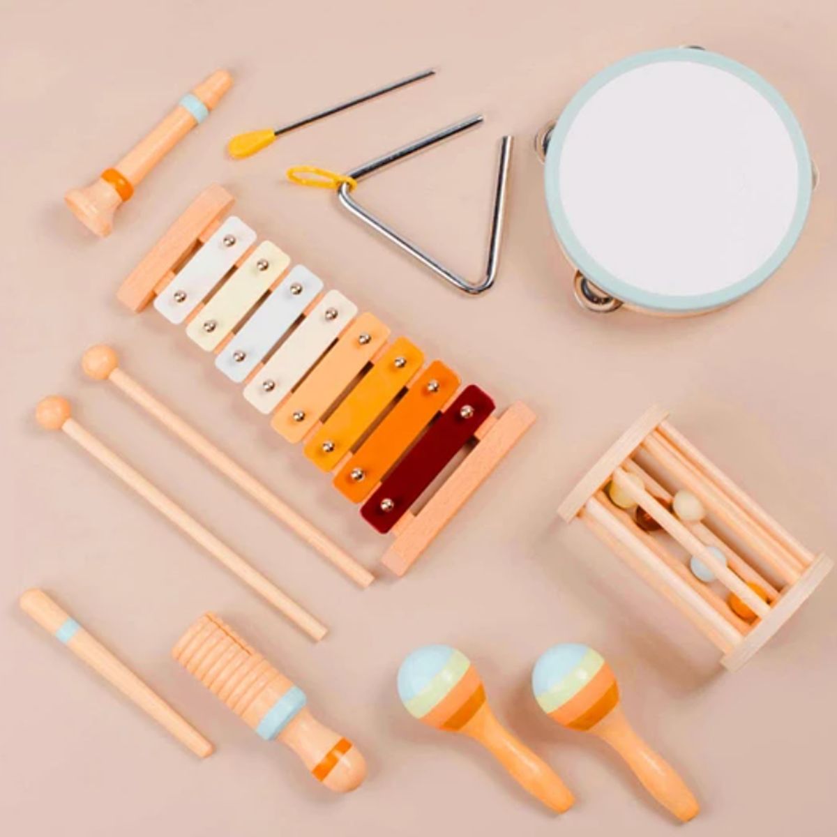 KIDSCOOL - Instrumentos Musicales Didáctico 7 Piezas