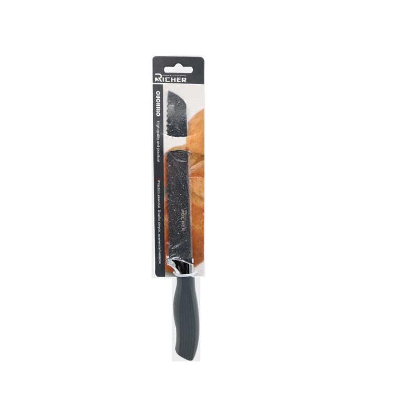 GENERICO - Cuchillo de pan con mango de plastico