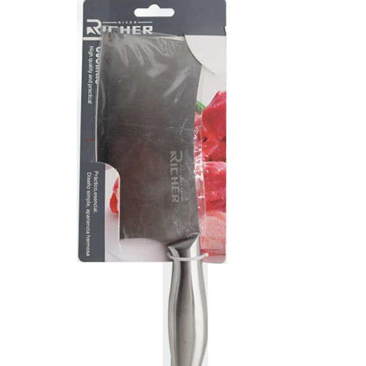 GENERICO - Cuchillo carnicero de acero