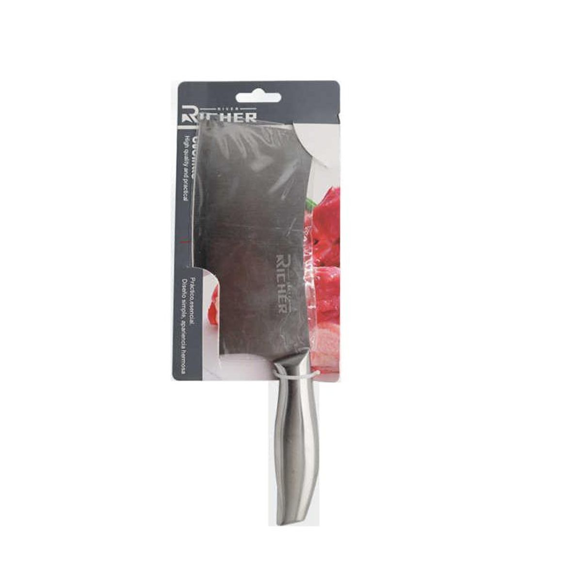 GENERICO - Cuchillo carnicero de acero