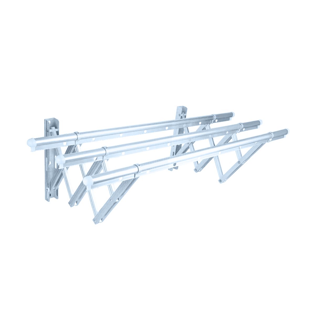 GENERICO - TENDEDERO PLEGABLE DE PARED 100CM