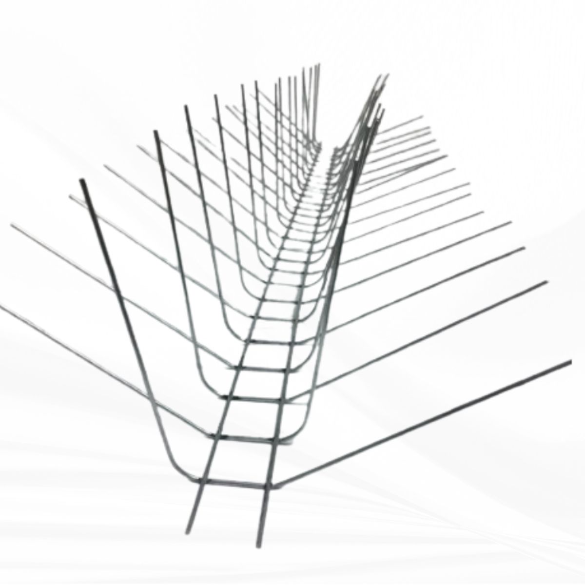 GENERICO - Pack 20mts Puas Antipaloma Alambre Galv