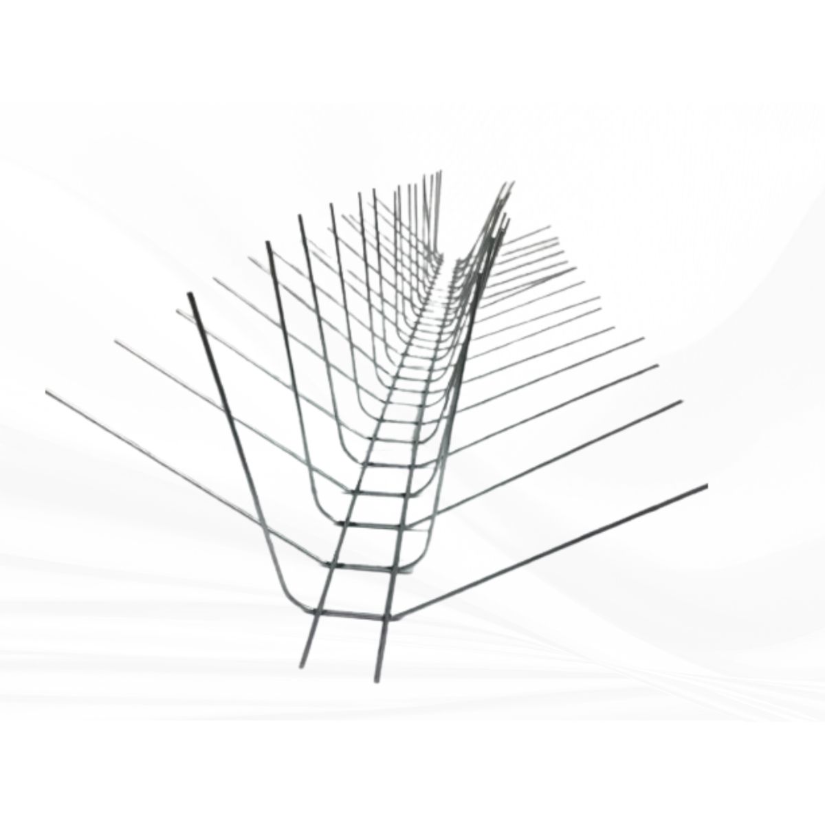 GENERICO - Pack 20mts Puas Antipaloma Alambre Galv