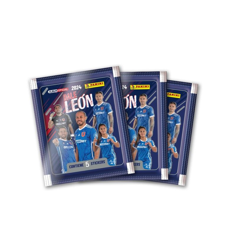 PANINI CHILE - Pack 40 Sobres Álbum Universidad De Chile - Dale León