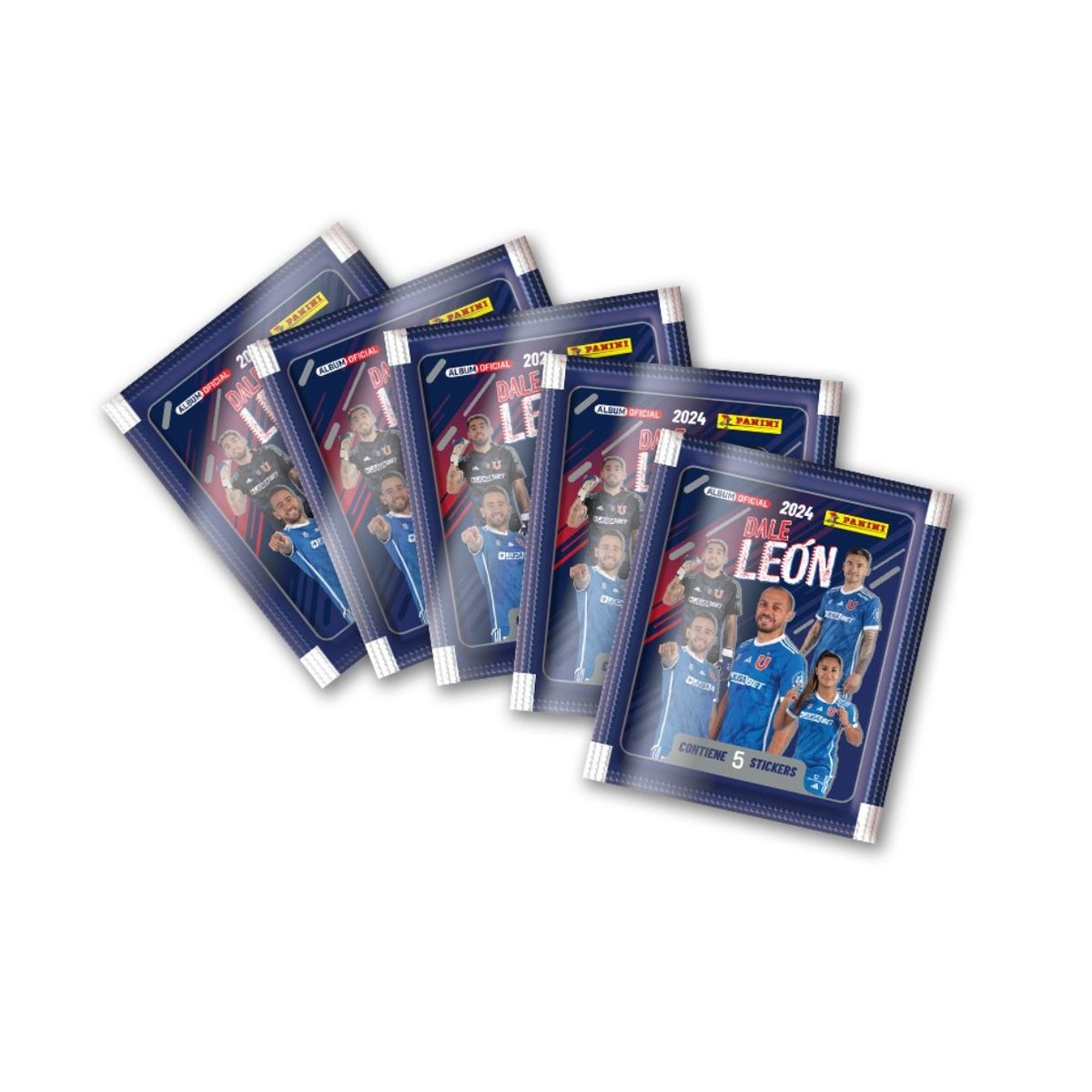 PANINI - Pack 40 Sobres Álbum Universidad De Chile - Dale León