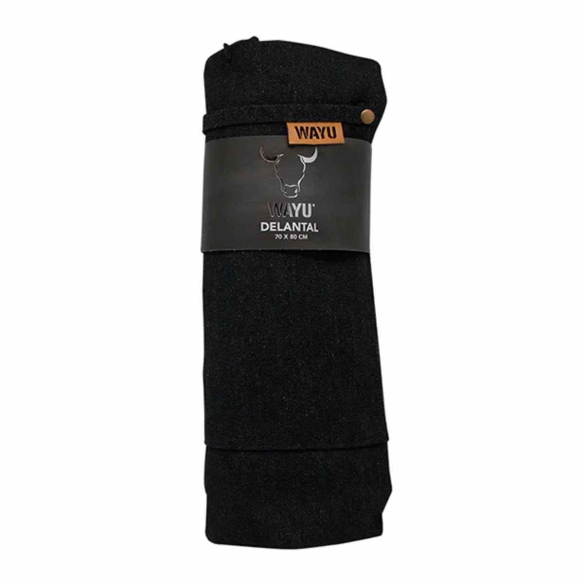 WAYU - DELANTAL BBQ NEGRO WAYU