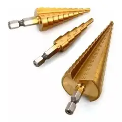 GENERICO - Set Brocas Pino Cónicas Escalonadas 4-32mm Línea Profesional