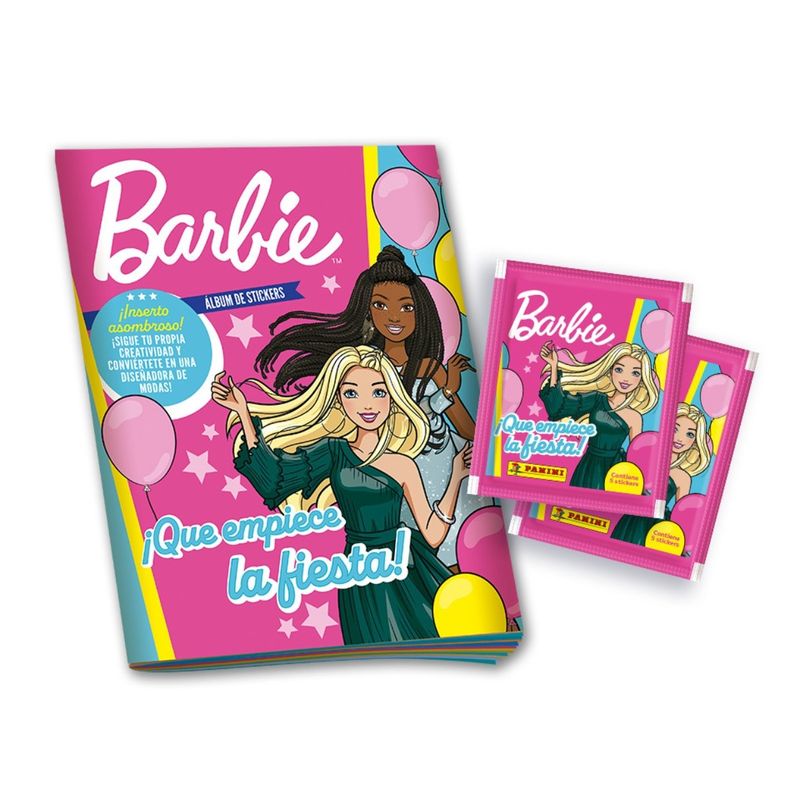PANINI CHILE - Pack Álbum + 20 Sobres Barbie ¡Que Empiece La Fiesta!
