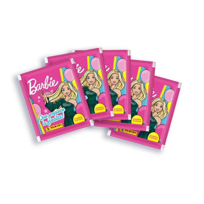 PANINI CHILE - Pack 20 Sobres Álbum Barbie ¡Que Empiece La Fiesta!
