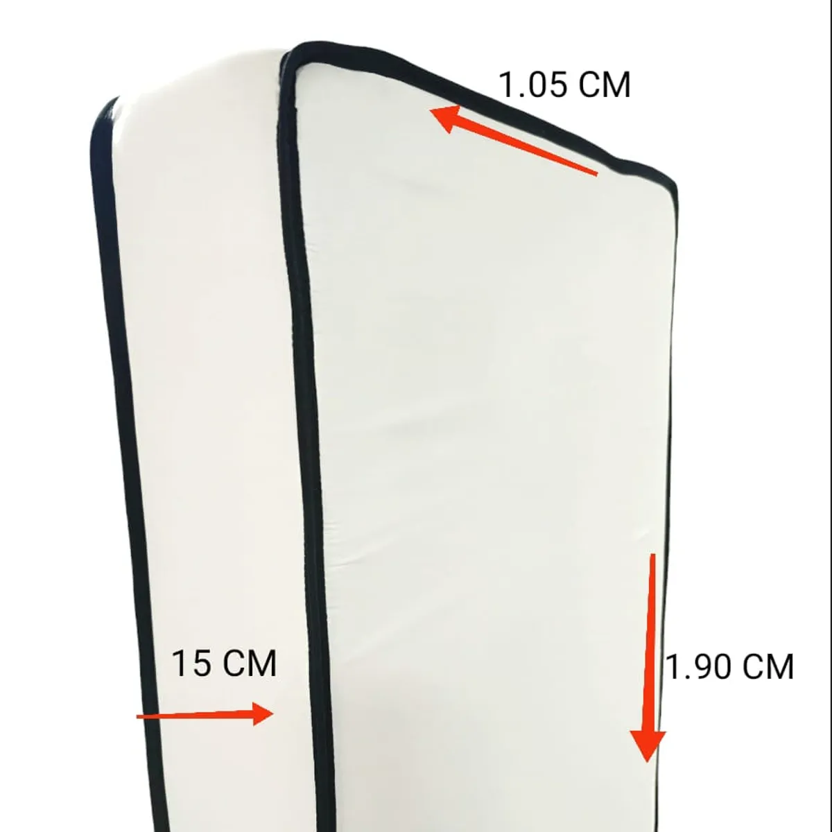 RECUTEX - COLCHONETA  ESPUMA  ECONOMICO CLIPPER LISO 1.5P  D15 X 12CM ALTO