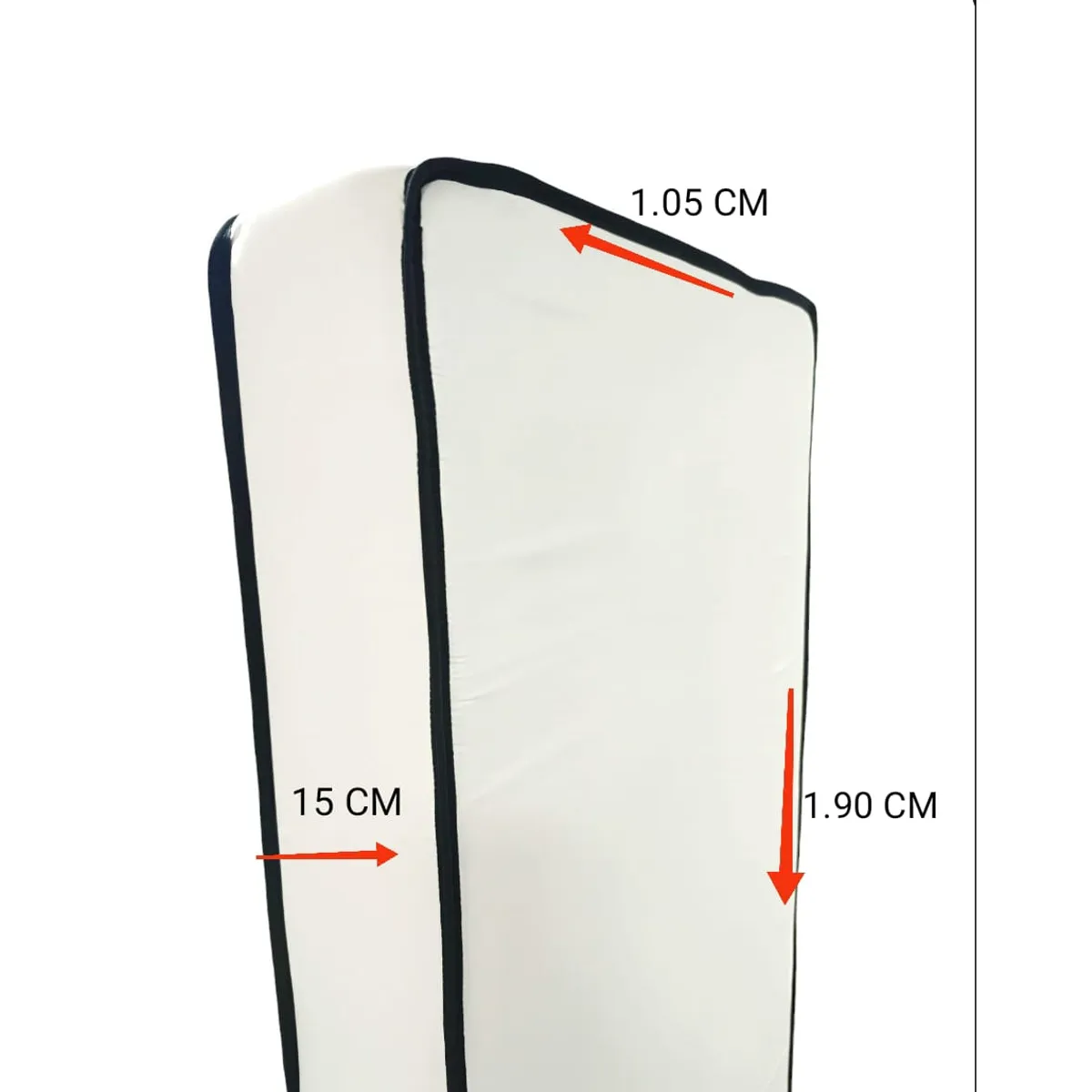 RECUTEX - COLCHONETA  ESPUMA  ECONOMICO CLIPPER LISO 1.5P  D15 X 12CM ALTO