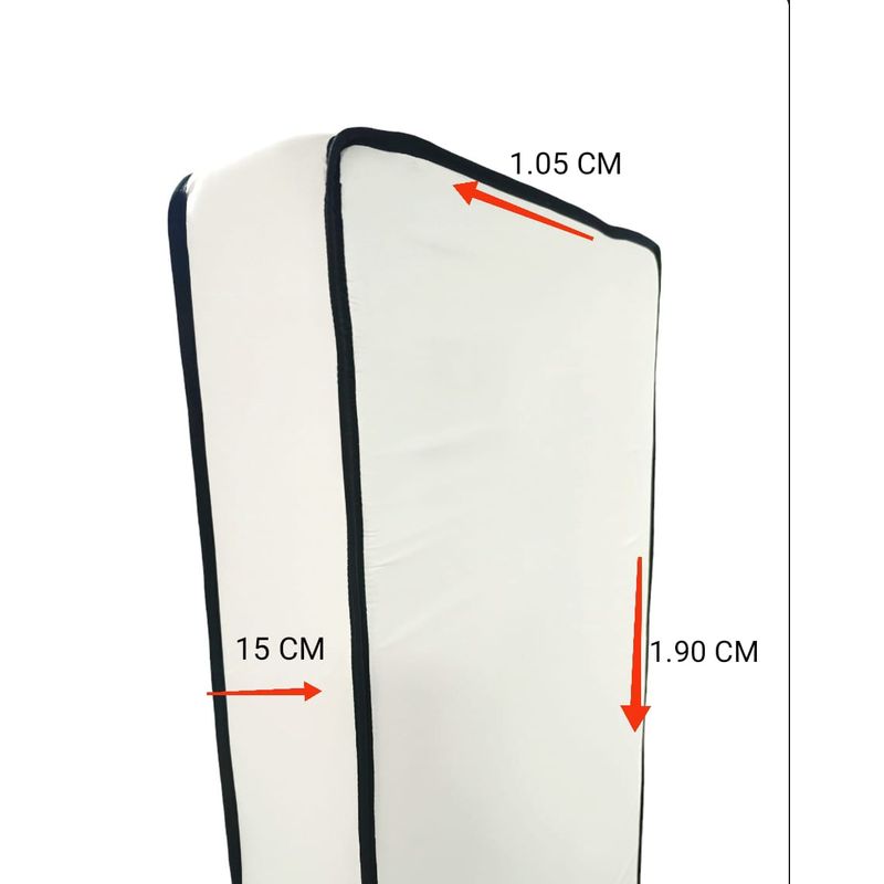 RECUTEX - COLCHONETA  ESPUMA  ECONOMICO CLIPPER LISO 1.5P  D15 X 12CM ALTO