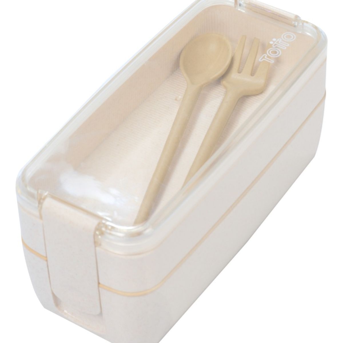 TOTTO - Set 2 Contenedor de Comida Totto Organizador Plastico Taper