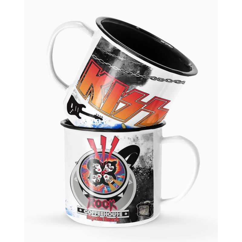 S/M - Taza Lechero Enlozado Kiss 3