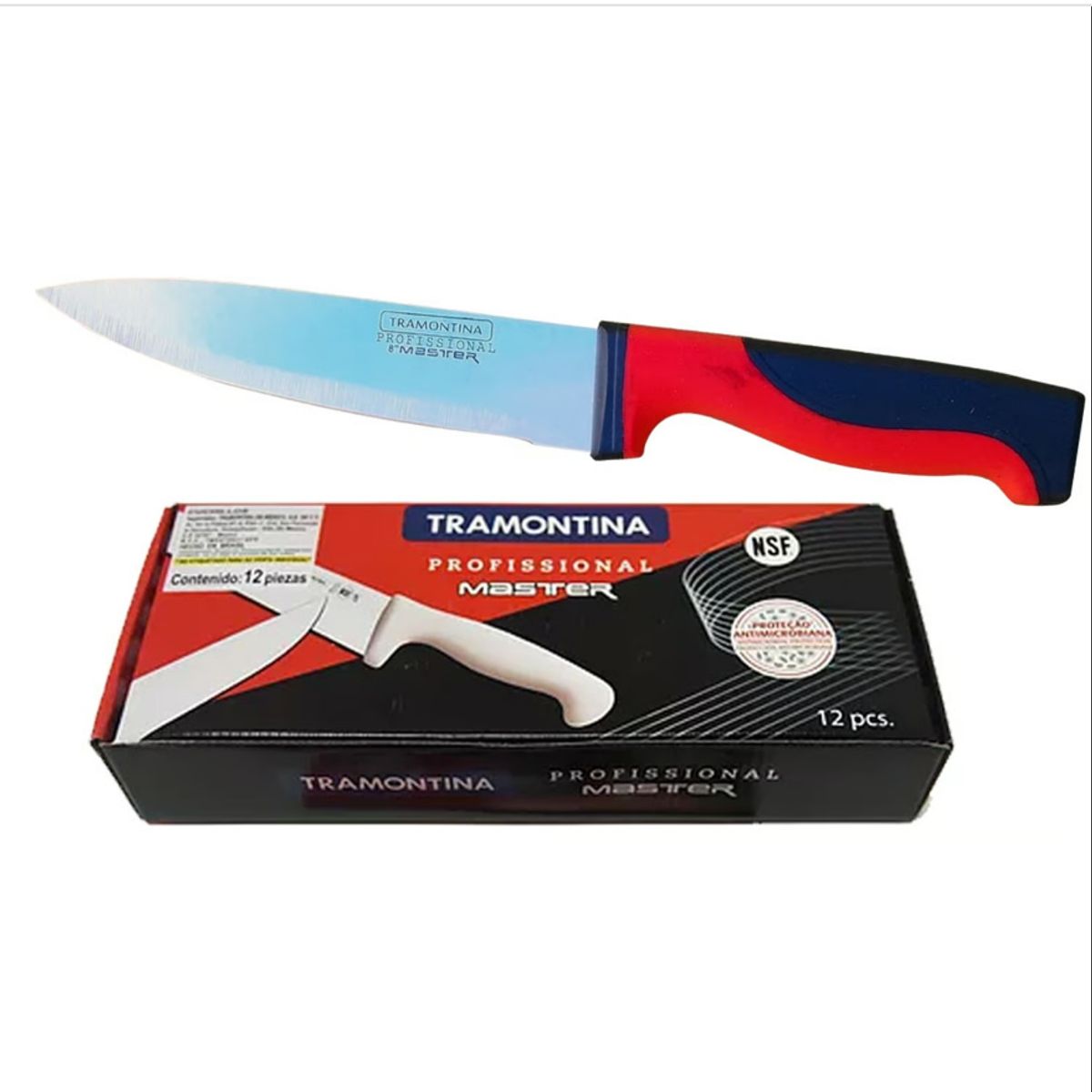 GENERICO - Caja De 12 Cuchillos Tramontina 6"