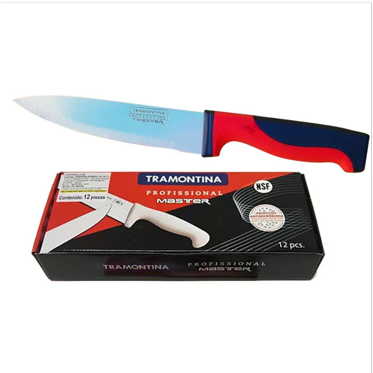 GENERICO - Caja De 12 Cuchillos Tramontina 6"