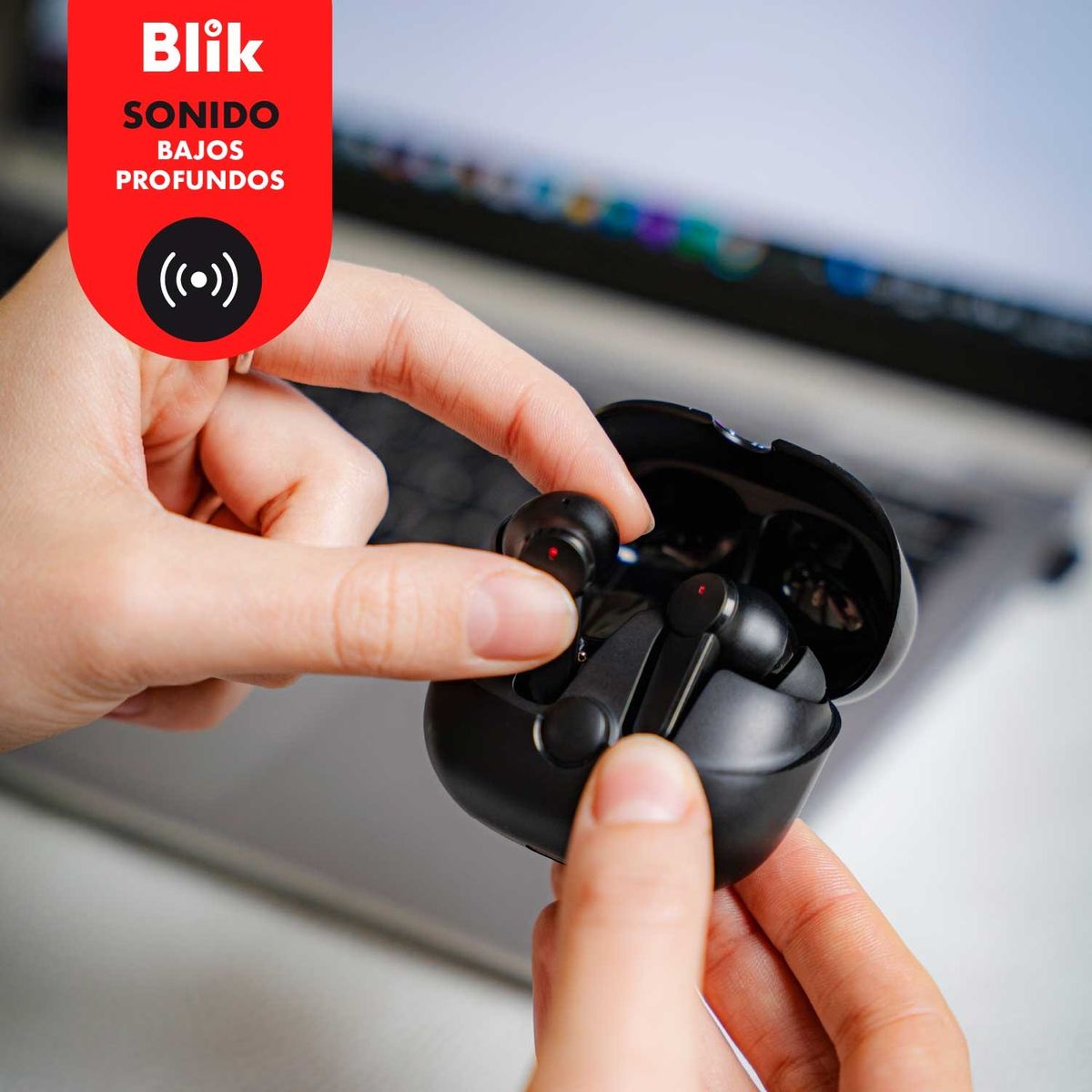 BLIK - Audifonos Bluetooth Blik Air900 Cancelación de ruido 40 hrs